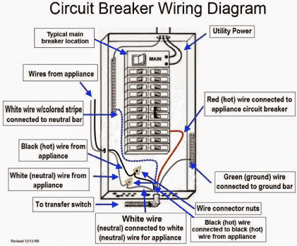 circuit breaker wiring diagram