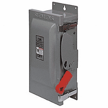 Circuit breaker safety switch red