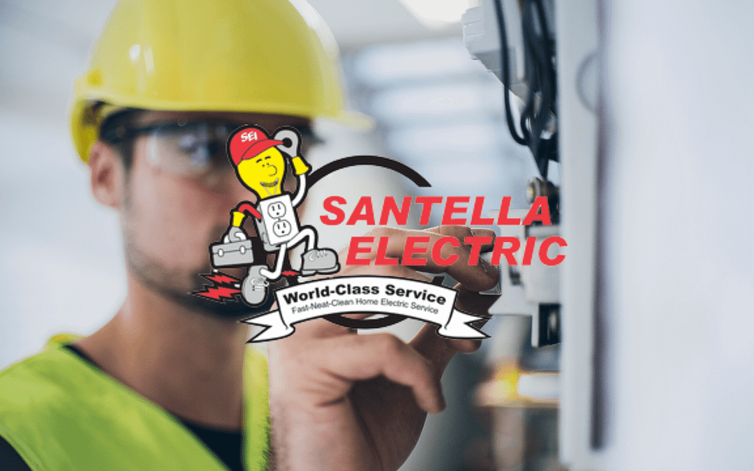 Fairfield county medical electrician and Santella Electric Logo