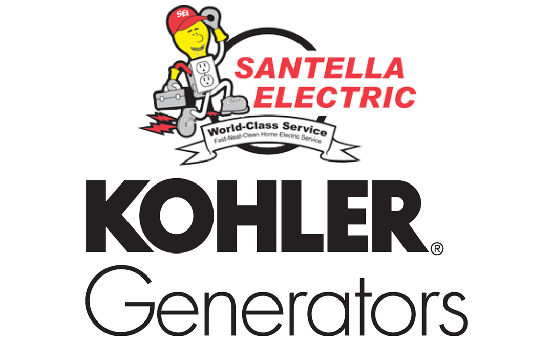 Kohler Generator Logo and Santella Electric Logo